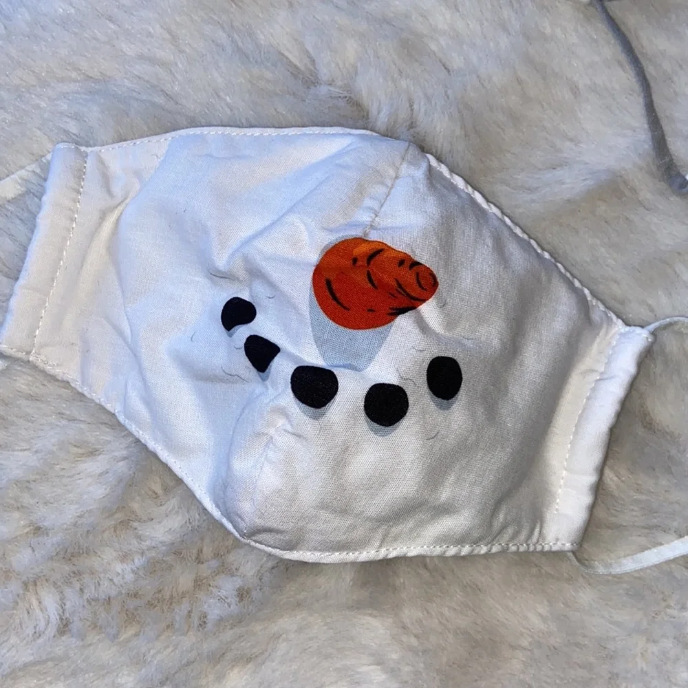 old navy kids 3 face masks toddler size 2-6 Christmas santa snowman polar bear